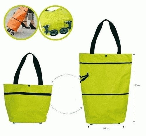 Polka Dot Tas Troli 02 Lipat Troly Shopping Foldable Trolley Bag Cart 1 buy foldable trolley