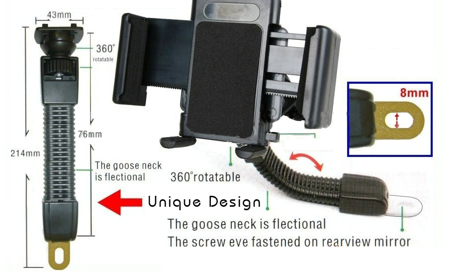Phone Holder Automatic Grip 360 Universal Holder untuk Sepeda Source · Holder Motor Universal Motorcycle Universal Holder