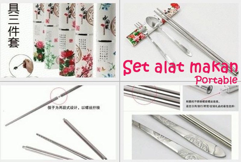 buy set alat makan portable garfu sendok sepasang sumpit deals for only rp25 800 instead of rp34 000 buy set alat makan portable garfu sendok sepasang sumpit deals for only rp25 800 instead of rp34 000