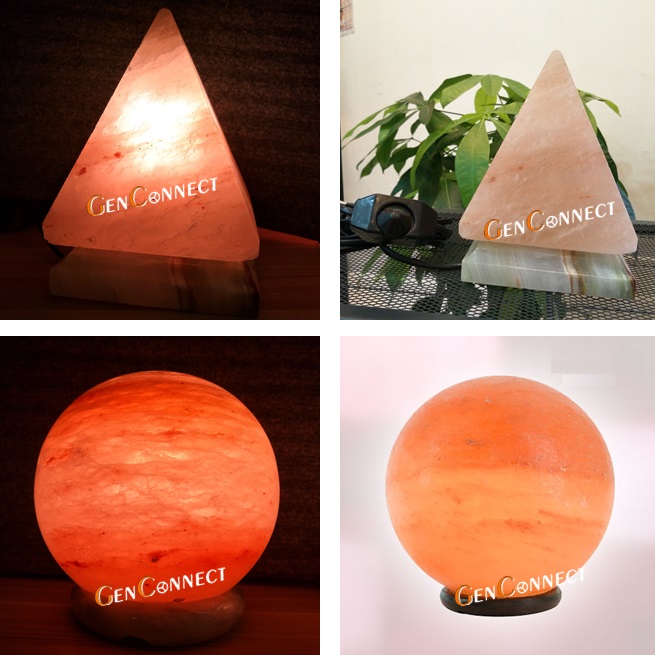 Himalayan Salt Lamp 2 to 3kg with Marble Base / Air Purifier / Humidifier / Ionizer / Negative ...