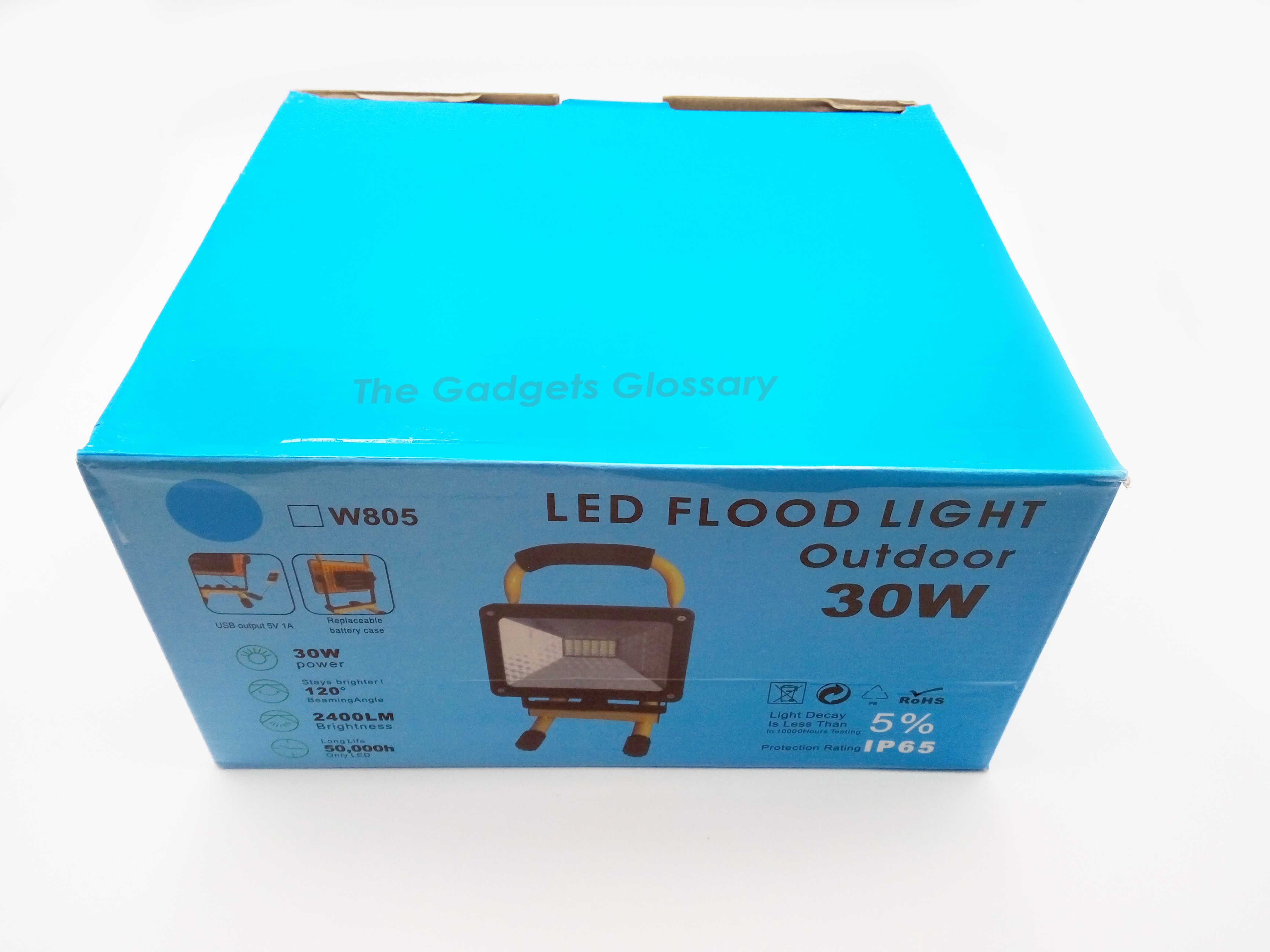 New W801 W803 W805 W807 Led Flood Light 30w 50w Xm L2 Cordless Way The Photo Is Taken Will Affect It S Actual Brightness Of Which Should Be Brighter Description Model W805 Light Source 30pcs Led White