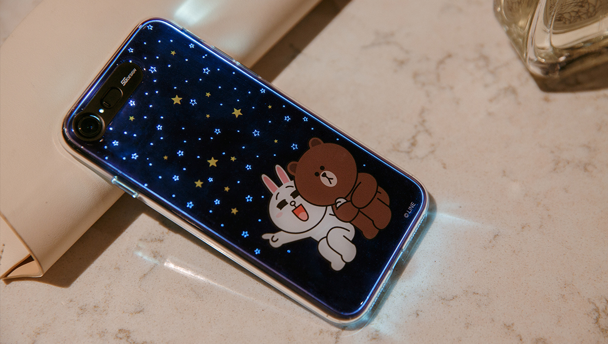line friends brown cony soft lighting phone line friends brown cony soft lighting phone