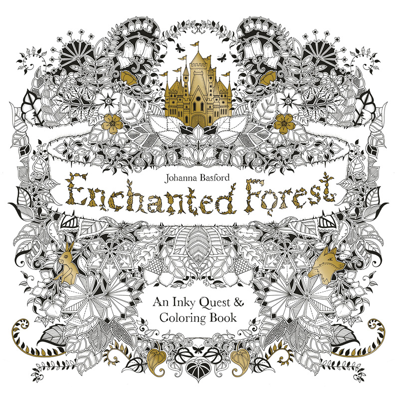 Secret Garden Colouring Book E1eEURi I Oi Ca ES A An Inky Treasure Hunt And Coloring 1 4 JPYi Version 3 Language Available English