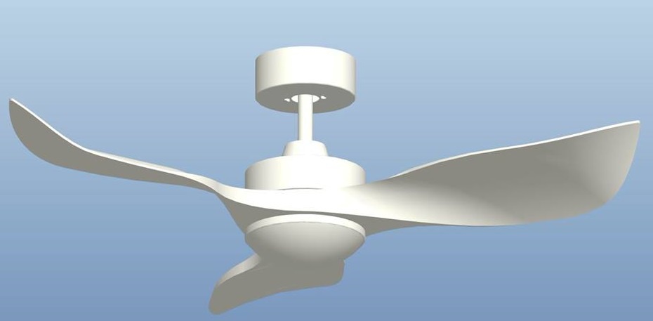 Amasco Wale 52 41 Inches Ceiling Fan Led 3 Tones 6 Sd Colour Mbk Matt Black