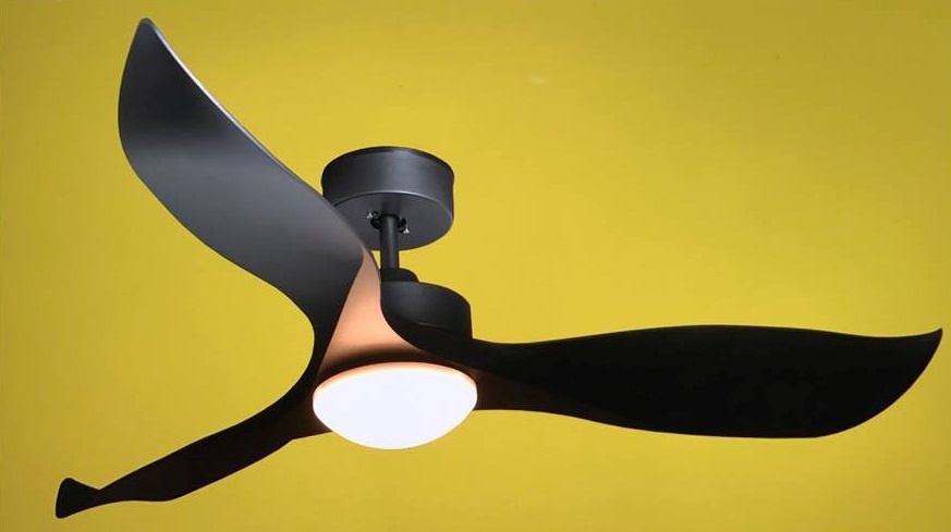 Amasco Wale 52 41 Inches Ceiling Fan Led 3 Tones 6 Sd Colour Mbk Matt Black