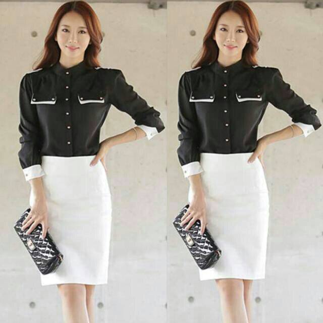 buy stripe blouse dress polka deals for only rp65 000 buy stripe blouse dress polka deals for only rp65 000