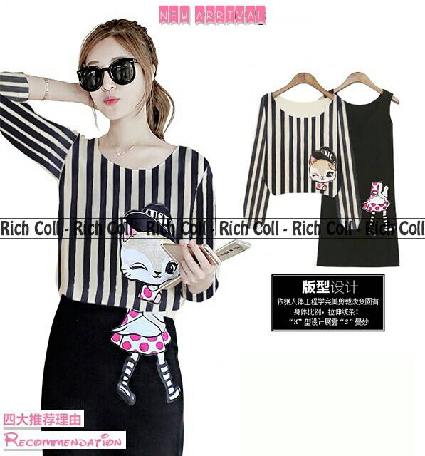 buy stripe blouse dress polka deals for only rp65 000 buy stripe blouse dress polka deals for only rp65 000