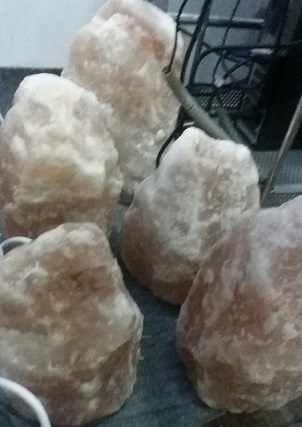 Himalayan Salt Lamp 2 to 3kg with Marble Base / Air Purifier / Humidifier / Ionizer / Negative ...