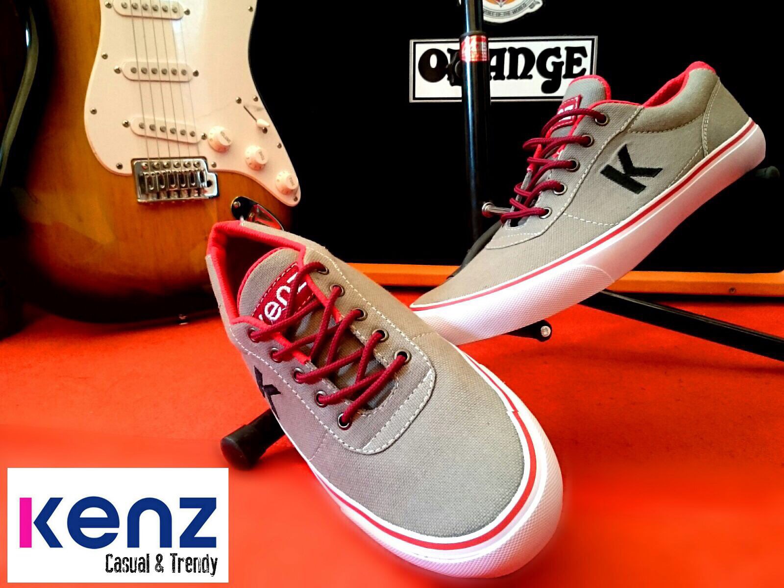 buy new item sepatu kenz sneaker classic grey 100 buy new item sepatu kenz sneaker classic grey 100